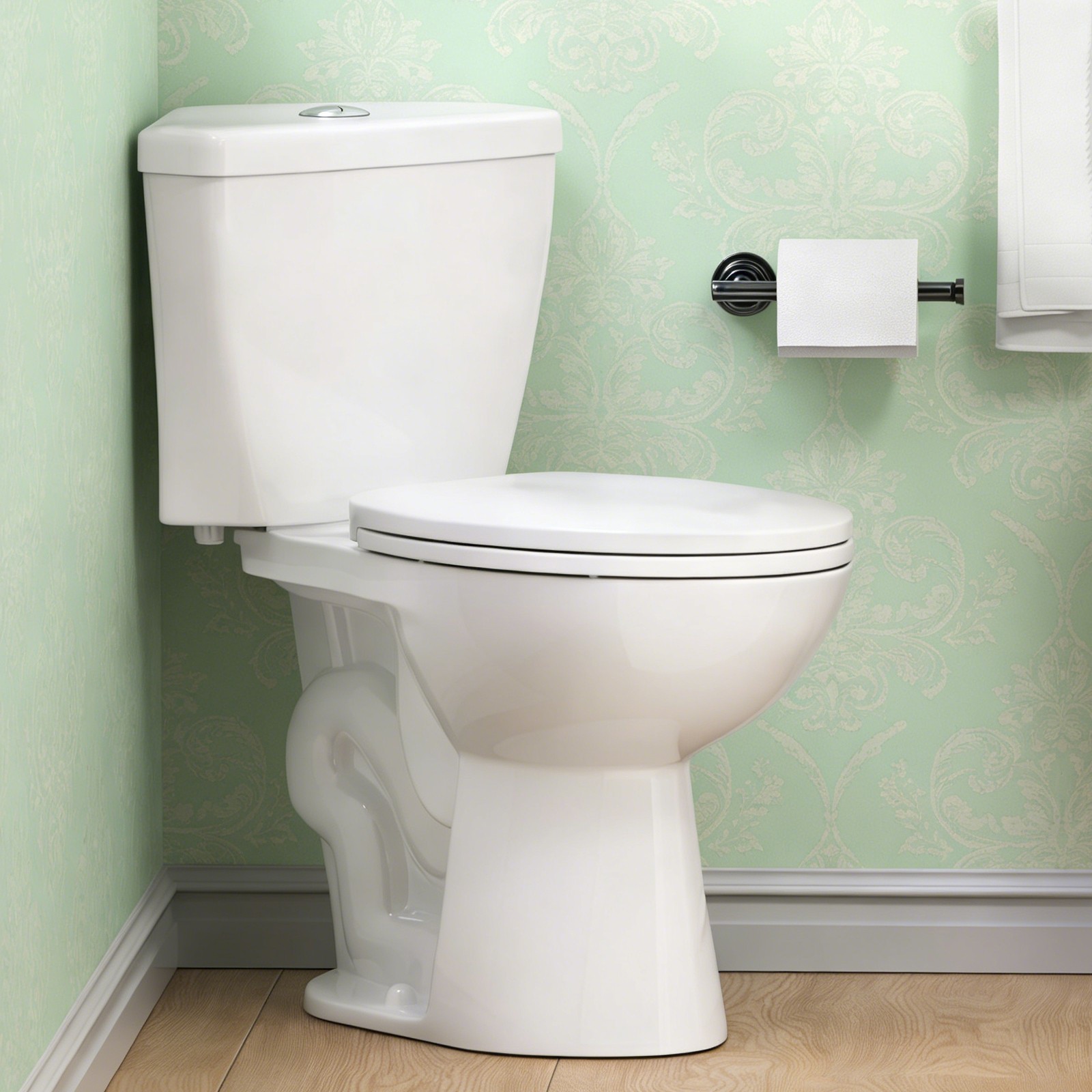 17.2" Two-Piece Corner Toilet Dual Flush 12" Rough in for Compact Bathroom gallery