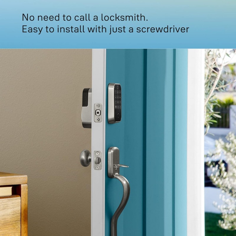 Wi-Fi Connected Assure Lock 2 Deadbolt - Keypad Access & Auto Lock - Black gallery