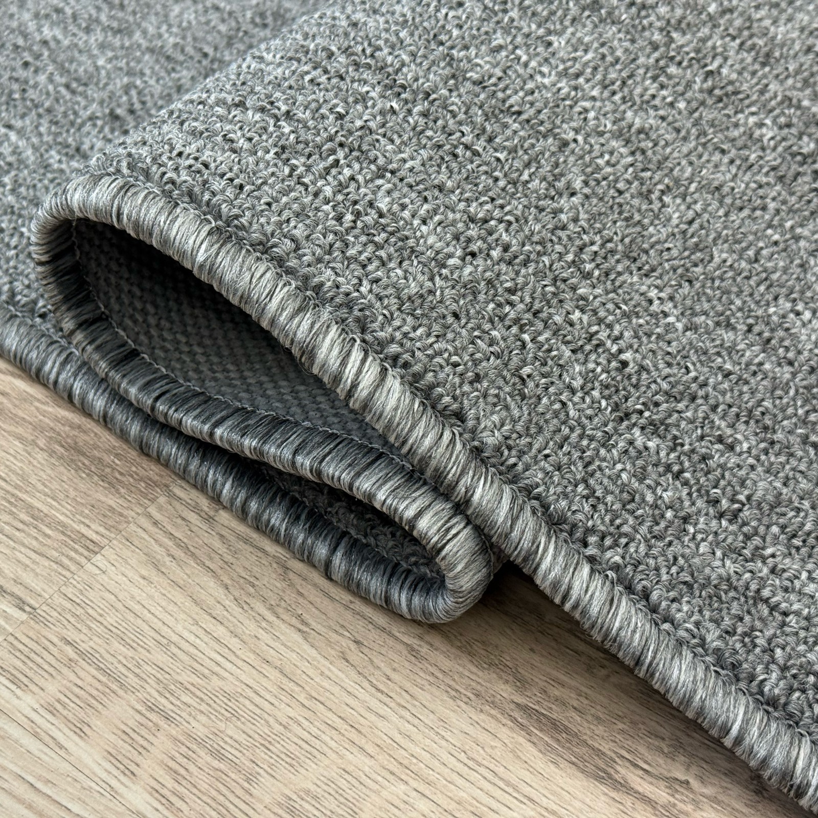 Custom Size Anti - Slip Machine Washable Low Profile Solid Gray Runner Rug gallery
