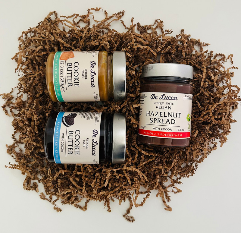 De Lucca Vegan Hazelnut Spread & Cookie Butter Bundle - 3 Pack gallery