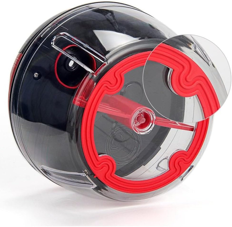 Multi-Functional Manual Food Processor,8 Cup Hand-Powered Crank Chopper,Mince... gallery
