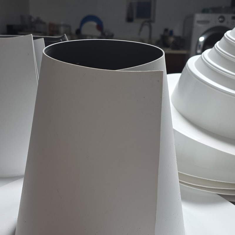 Split Tpo pipe flashing , conical gallery