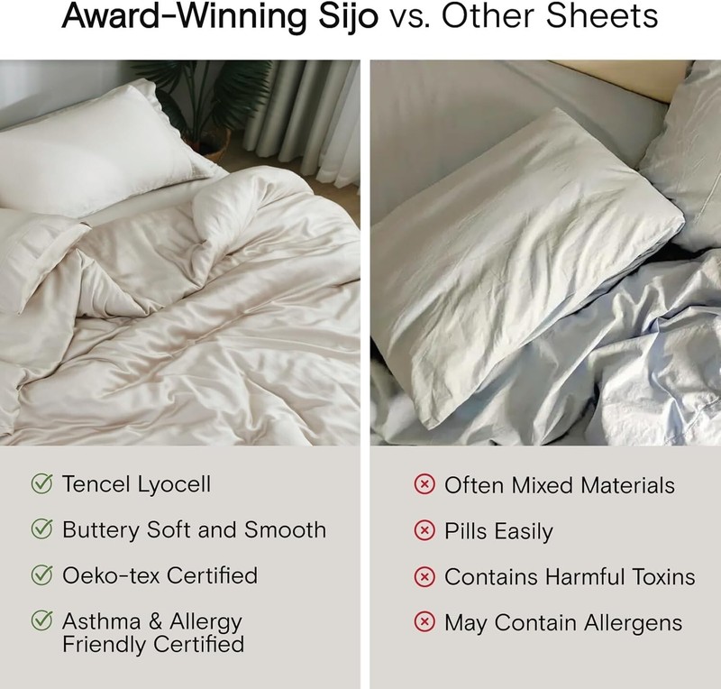 Silver Infused Bed Sheets Set - Made from Soft & Cooling 120 GSM Microfiber -... gallery