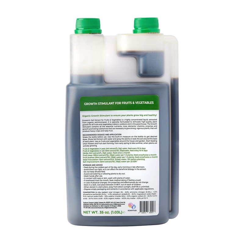Ecoworm Soil Extract – Organic Liquid Vermicompost Fertilizer Soil Microbe B... gallery