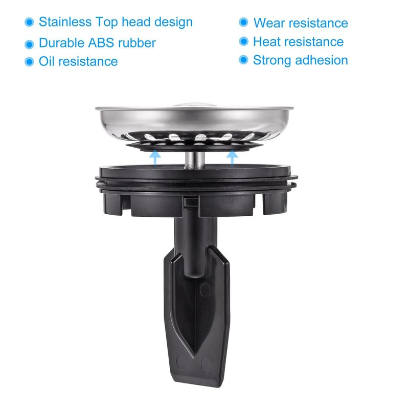 Garbage Disposal Strainer Cover Water Stopper Fits for the Sink 3.14" gallery