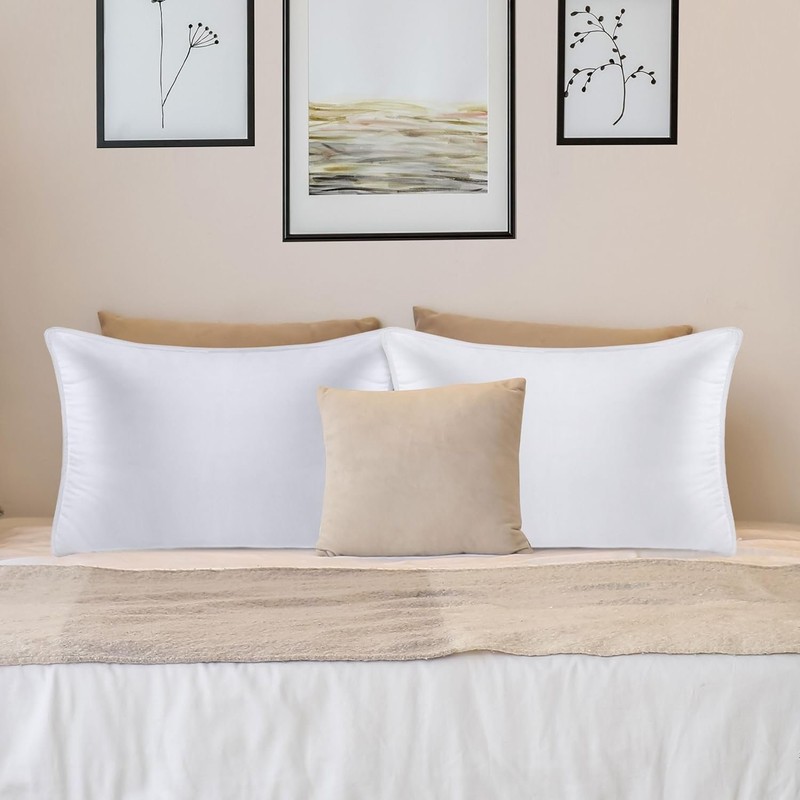 Utopia Bedding Bed Pillows for Sleeping (White), Queen Size Set of 4, Hotel... gallery