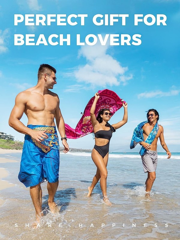 NEW! OCOOPA Microfiber Beach Towel Fast Drying Oversize Ocean Sand Free Outdoor gallery