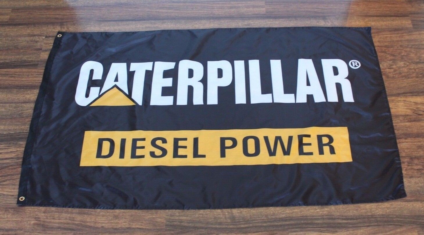 Caterpillar Banner Flag 3x5 ft Construction Equipment Machinery Cat Earth Mover gallery