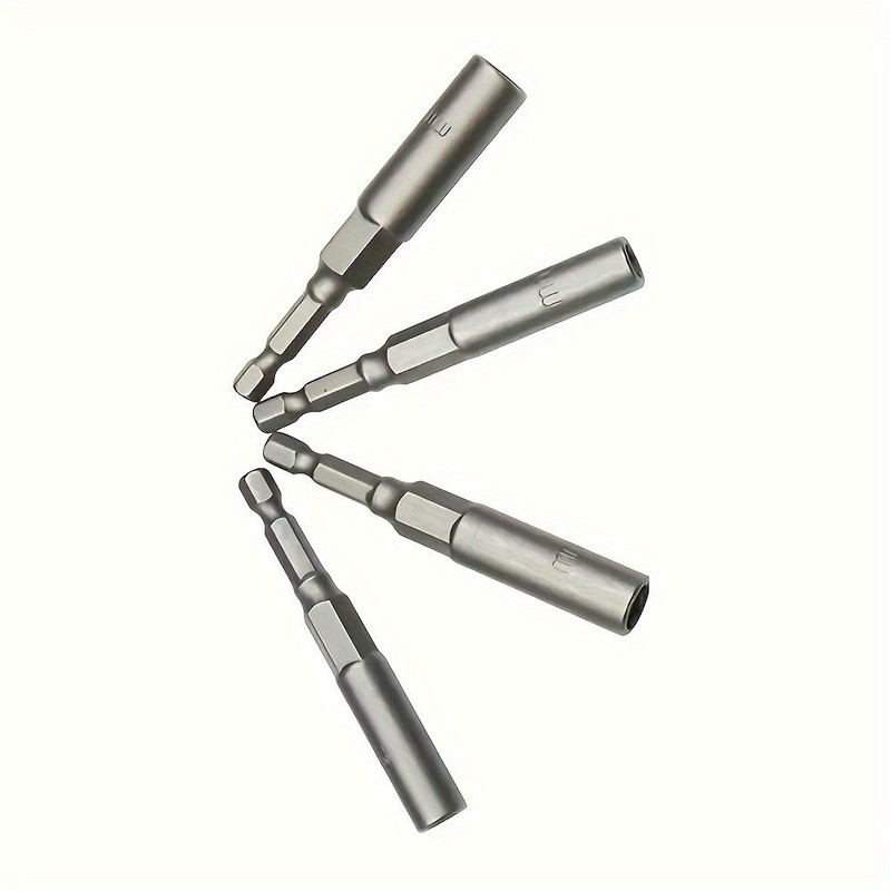 Hex Socket Drill Bit Set - 1/4'' Hex Drive for Bolts & Nuts, Multiple Sizes gallery