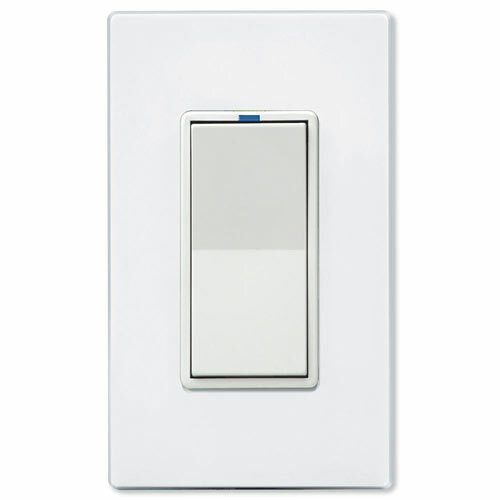 PCS PulseWorx UPB LED/CFL Dimmer Wall Switch, 600W, White (WS1DL-6-W) gallery