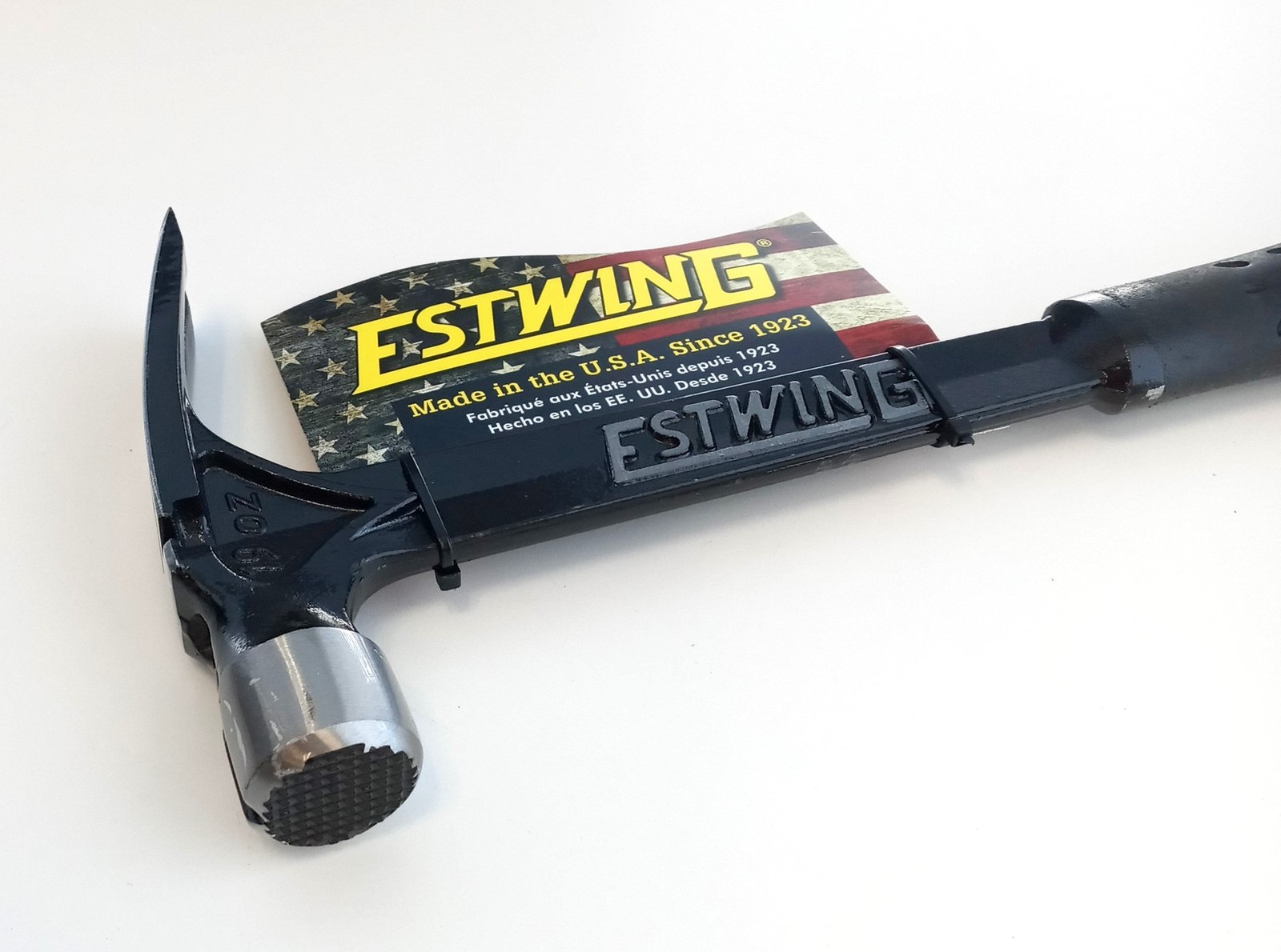 Estwing Ultra Framing Hammer 19oz Vinyl Gripped, Milled Face, USA Made EB-19SM gallery