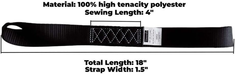 Soft Loop Tie Down Straps 4PK Motorcycle Loops Straps 1.5” x 18” x 10000 LBS gallery