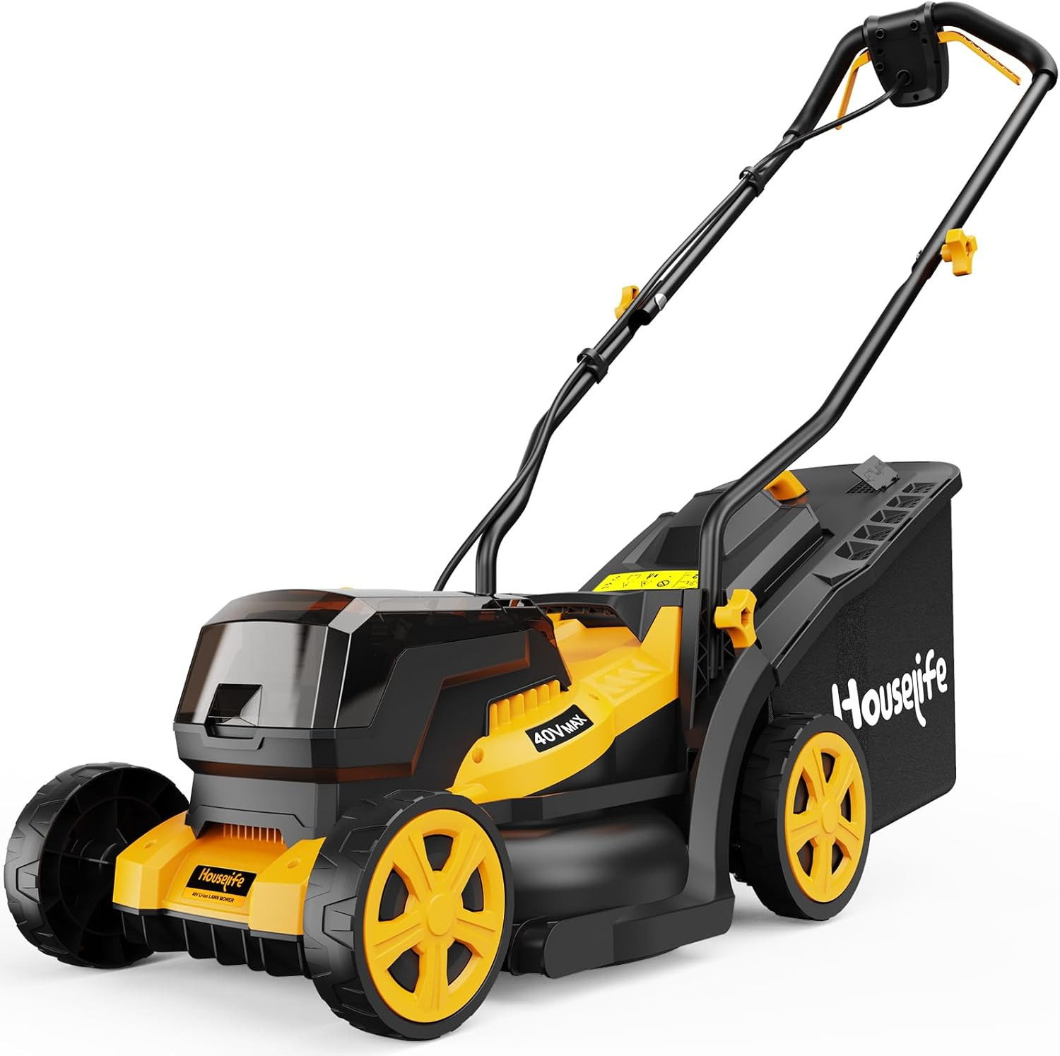 40V Cordless Lawn Mower Compatible with Dewalt 2X20V MAX Battery, 14 Inch Electr gallery