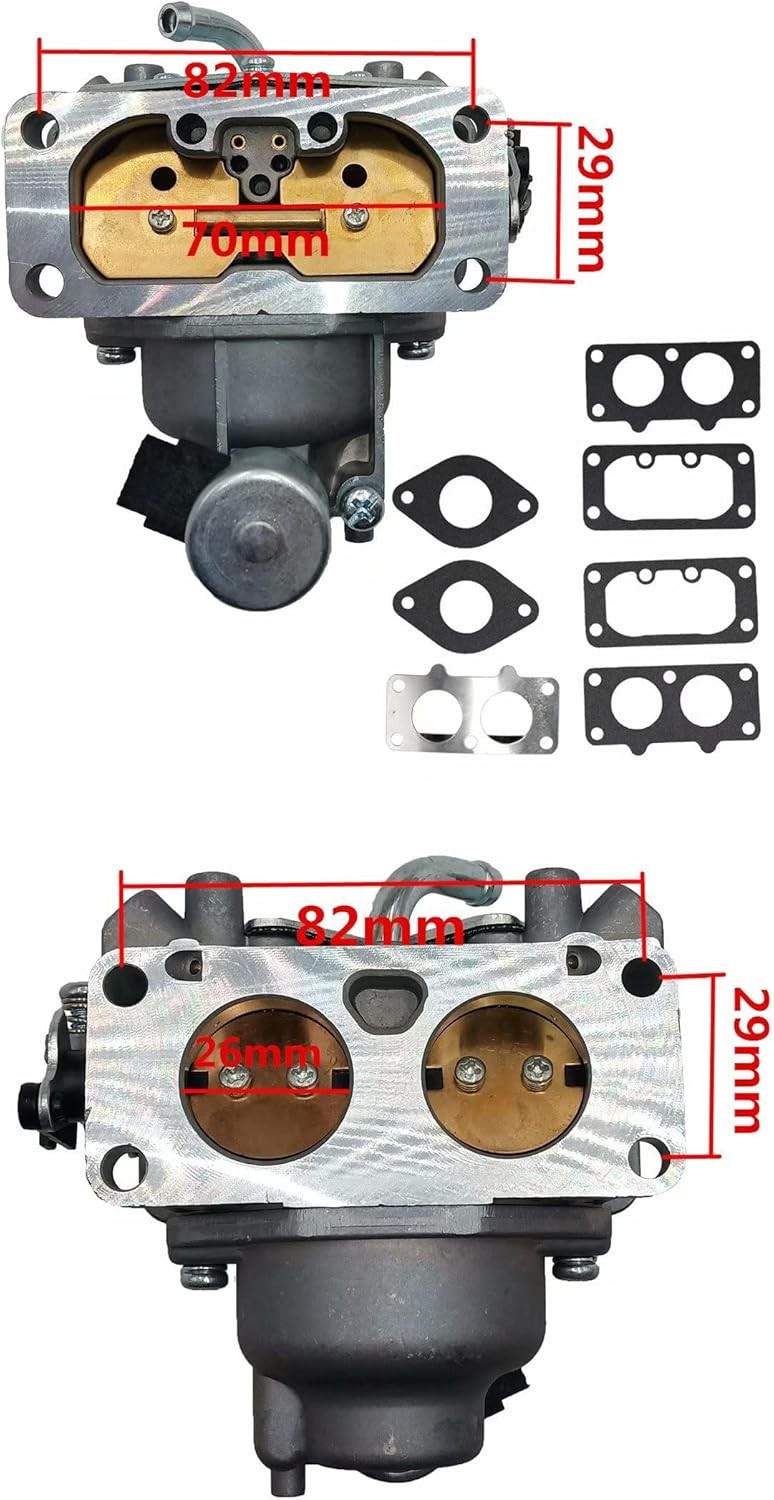 Carburetor Assembly For 23HP John Deere 727A Zero Turn Mower gallery