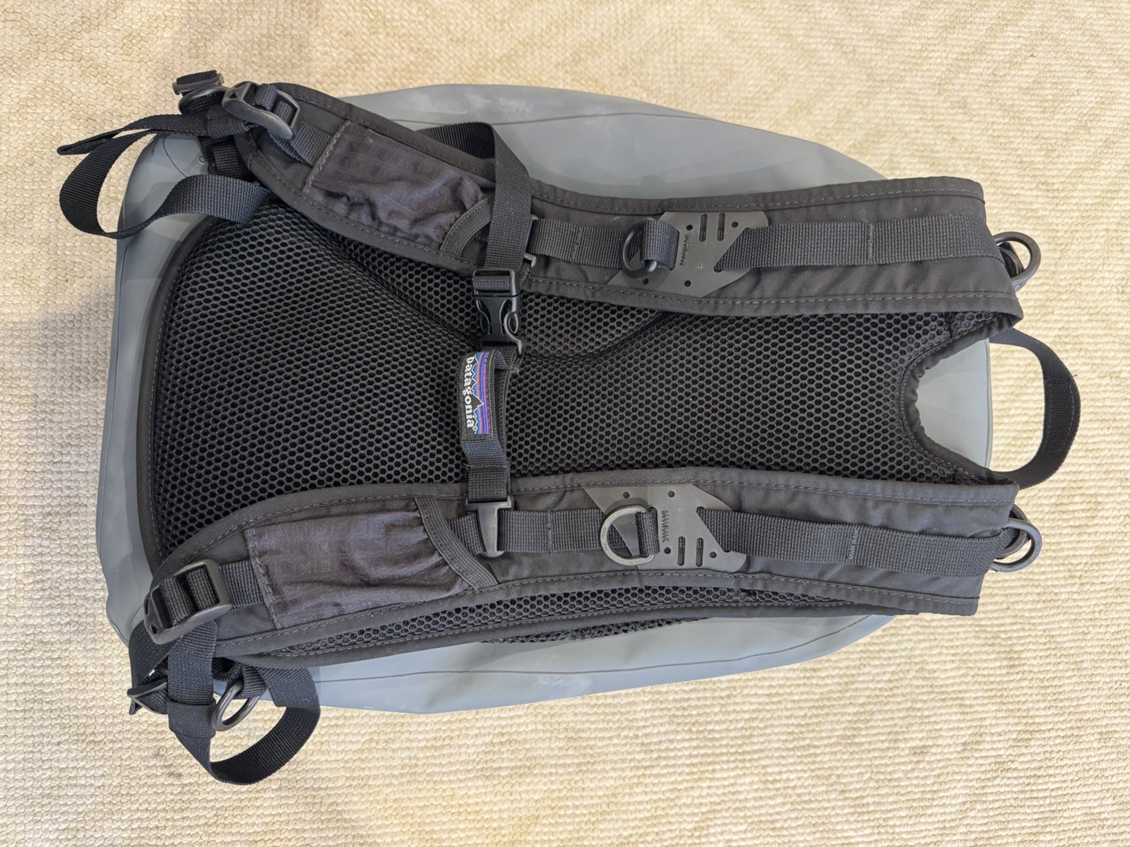 Patagonia Stormfront Pack Grey Classic Model Waterproof Backpack Nice Shape 4