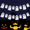 Spooky Halloween Ghost Pull Banner 5m/16.4ft White Paper Ghosts Black Eye gallery
