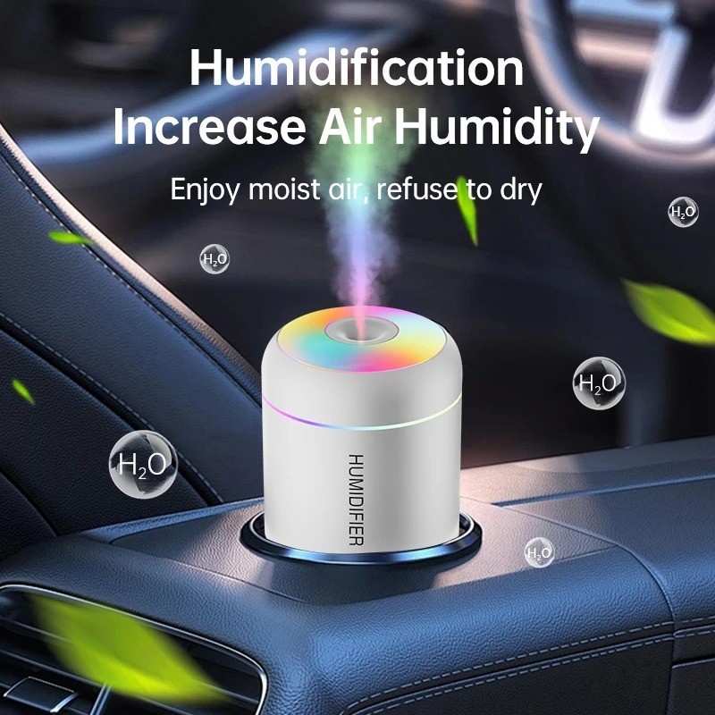 180ML Mini USB Air Humidifier Essential Oil Aroma Diffuser LED Mist Home Car USA gallery