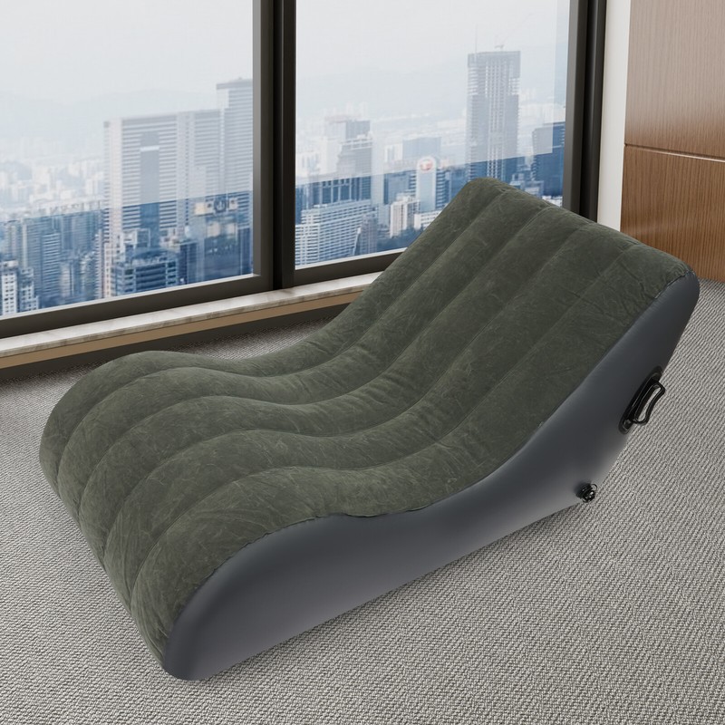 S-shaped Folding Sofa Bed Waterproof Sofa Bed Inflatable Sofa Bed with Air Pump gallery