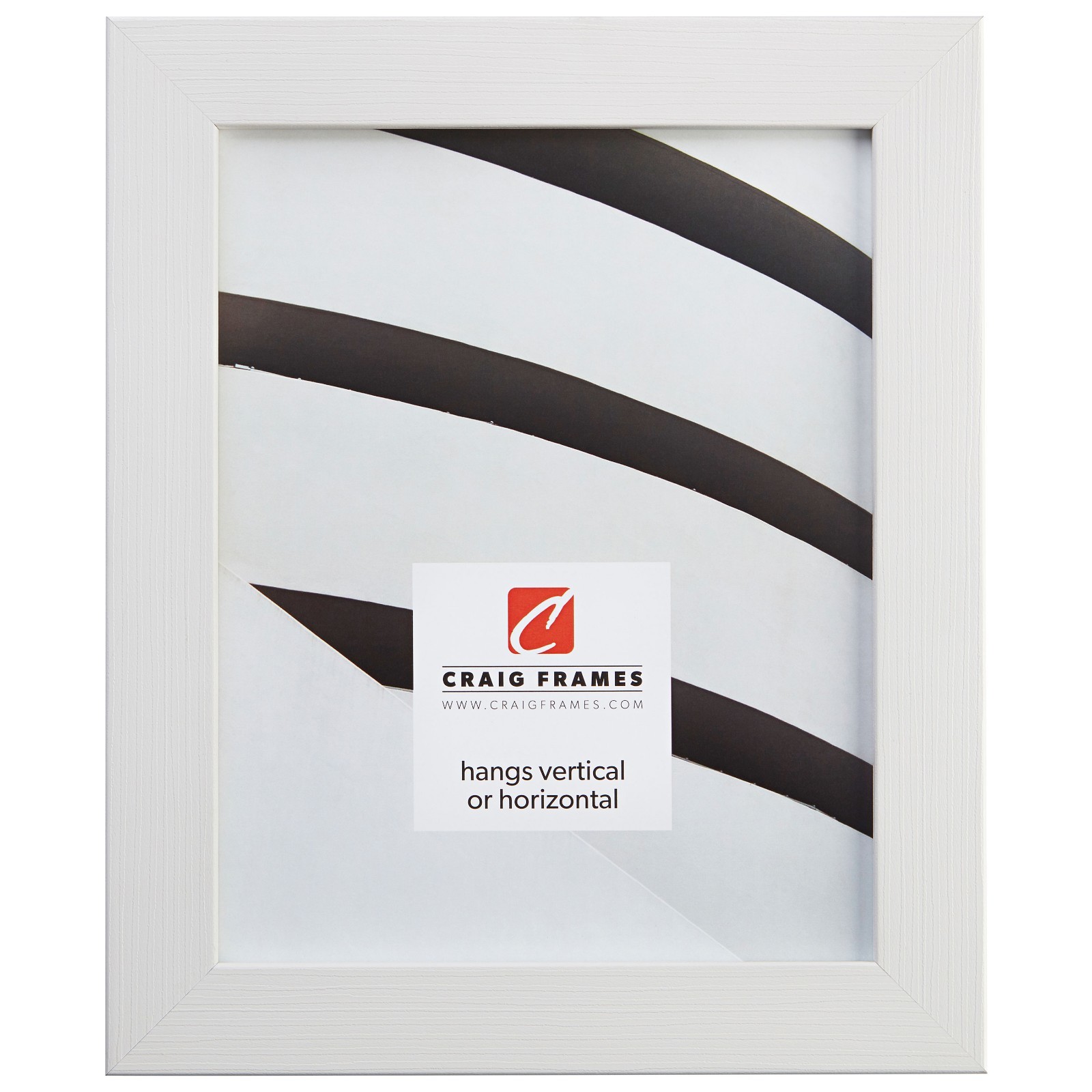 Craig Frames, Bauhaus, 1.25" Modern White Oak Picture Frame gallery