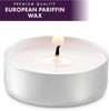 Unscented Tea Light Candles 100 Pack | 4 hours, White, Smokeless gallery