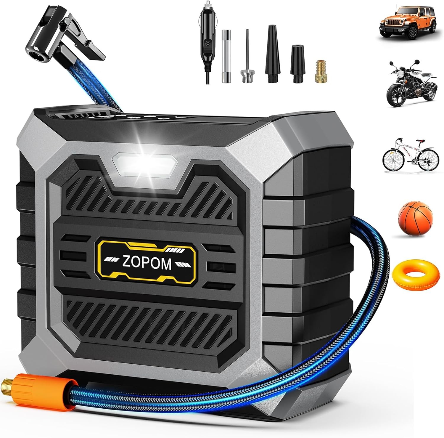 Compact DC 12V Digital Tire Inflator & Portable Air Compressor gallery