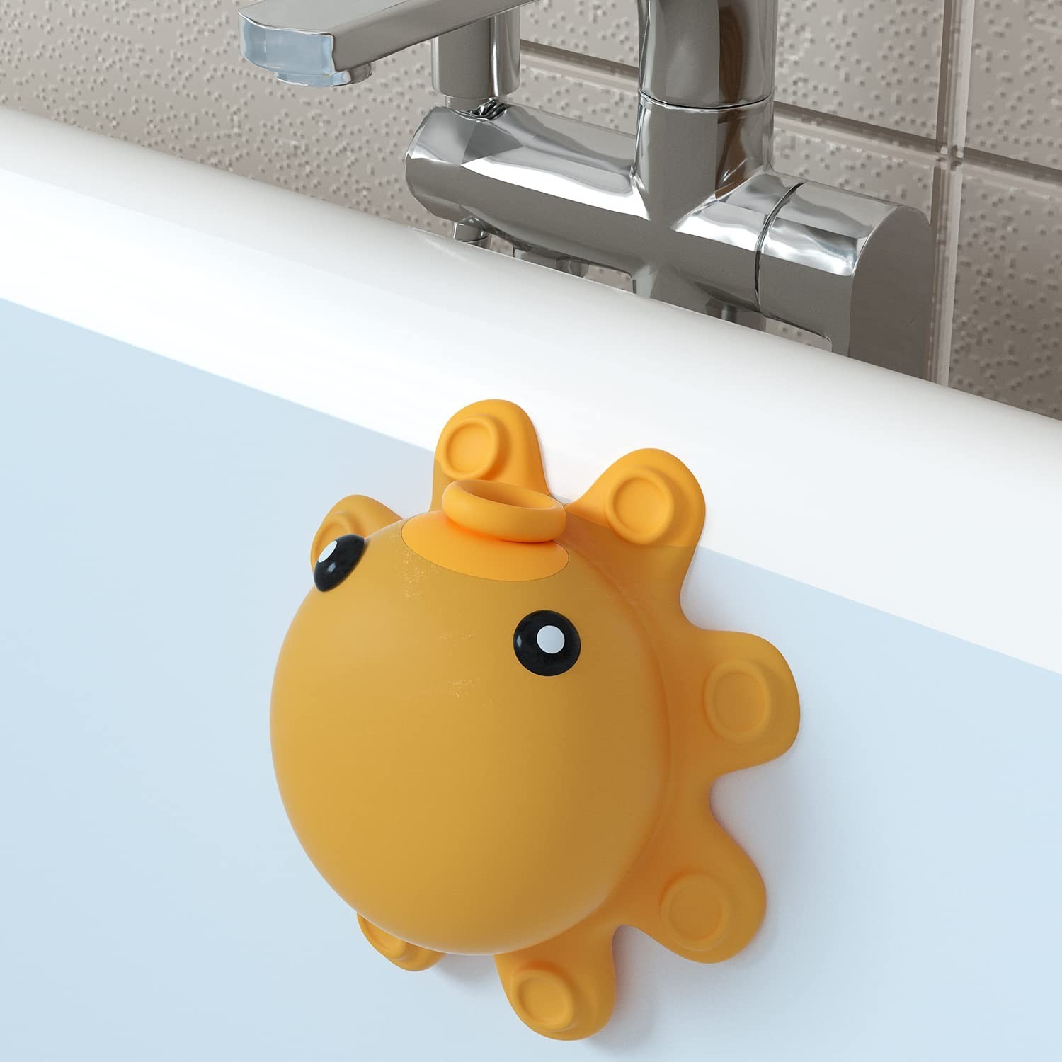 Bathtub Overflow Drain Cover - Tub Soak Bath Cover, Adds Inches of Water for ... gallery