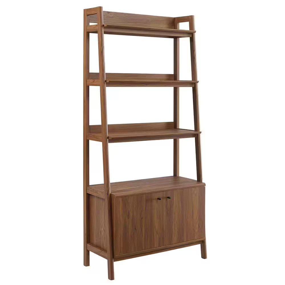 Bixby 32.5 In. Bookshelf in Walnut gallery