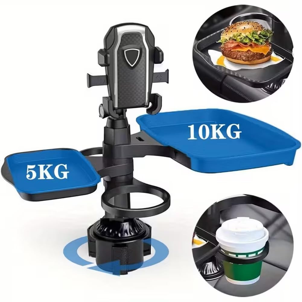 5 In 1 Car Table Tray Mobile Phone Holder Cup Holder 360 Rotation Road Trip gallery