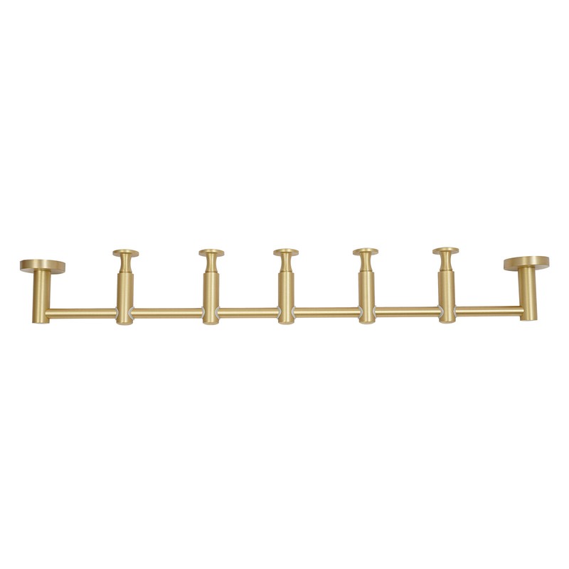 Wall Mounted Coat Rack with 5 Adjustable Hooks Vertical Coat Hat Umbrella Hanger gallery