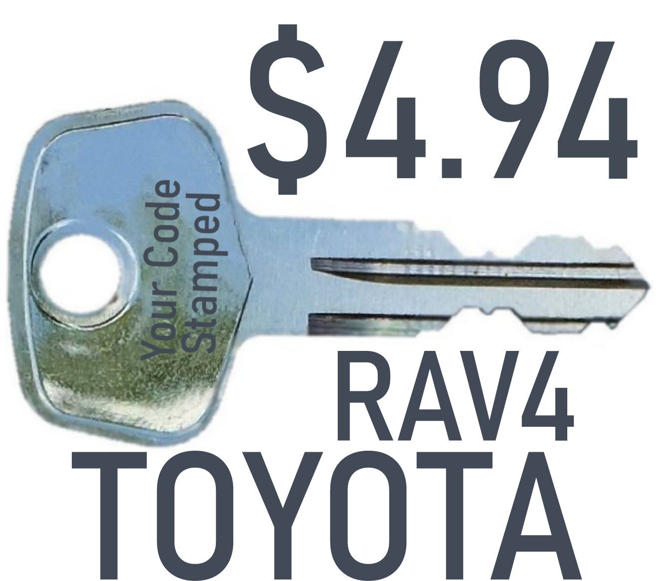 TOYOTA RAV4 Roof Rack Replacement Key Lock Cargo Luggage Box Carrier Rails 11-29 gallery