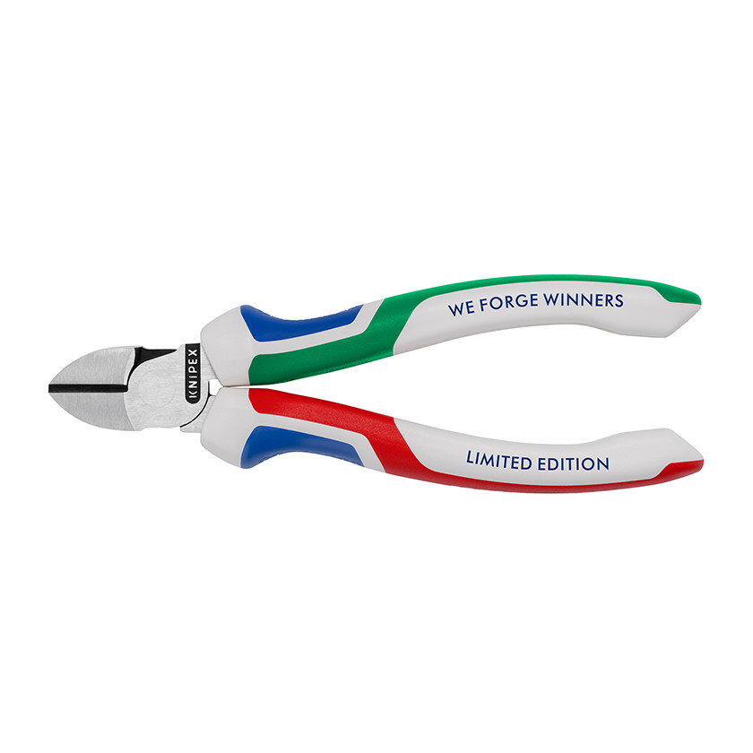 KNIPEX We Forge Winners Limited Edition Side Cutting Pliers Comfort Handle 160mm gallery