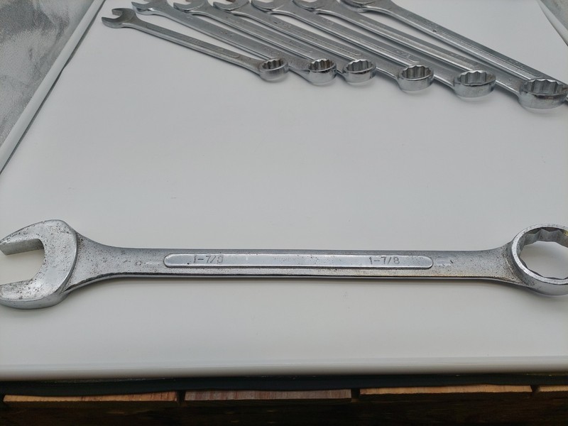 Sunex 9707A 7 Pc SAE Raised Panel Jumbo Combination Wrench Set 12 Point +2 Other gallery