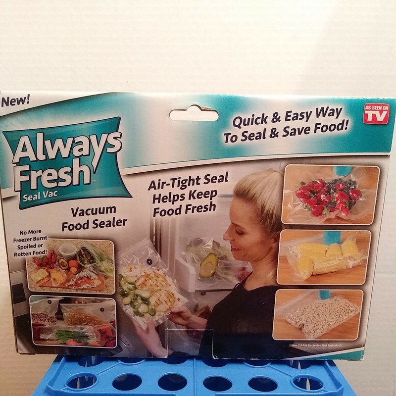 Always Fresh Seal Vac 8 Piece System Vacuum Food Sealer As Seen on TV BRAND NEW gallery