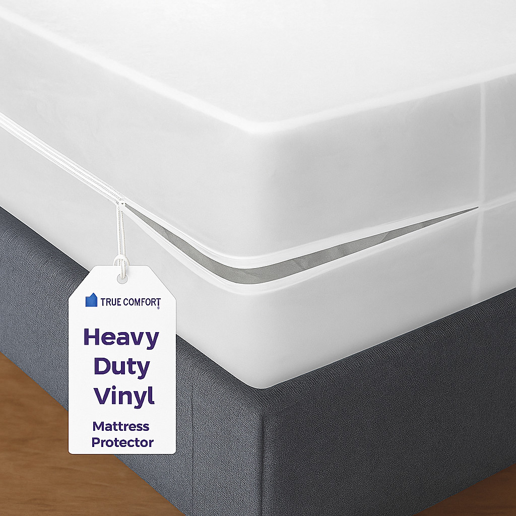 Zippered Mattress Encasement Waterproof Bed Bug Mattress Protector Cover Pad gallery