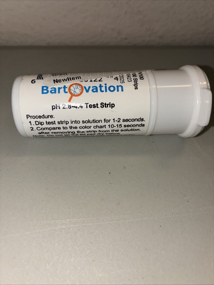 Bartovation pH 2.8-4.4 Test Strips