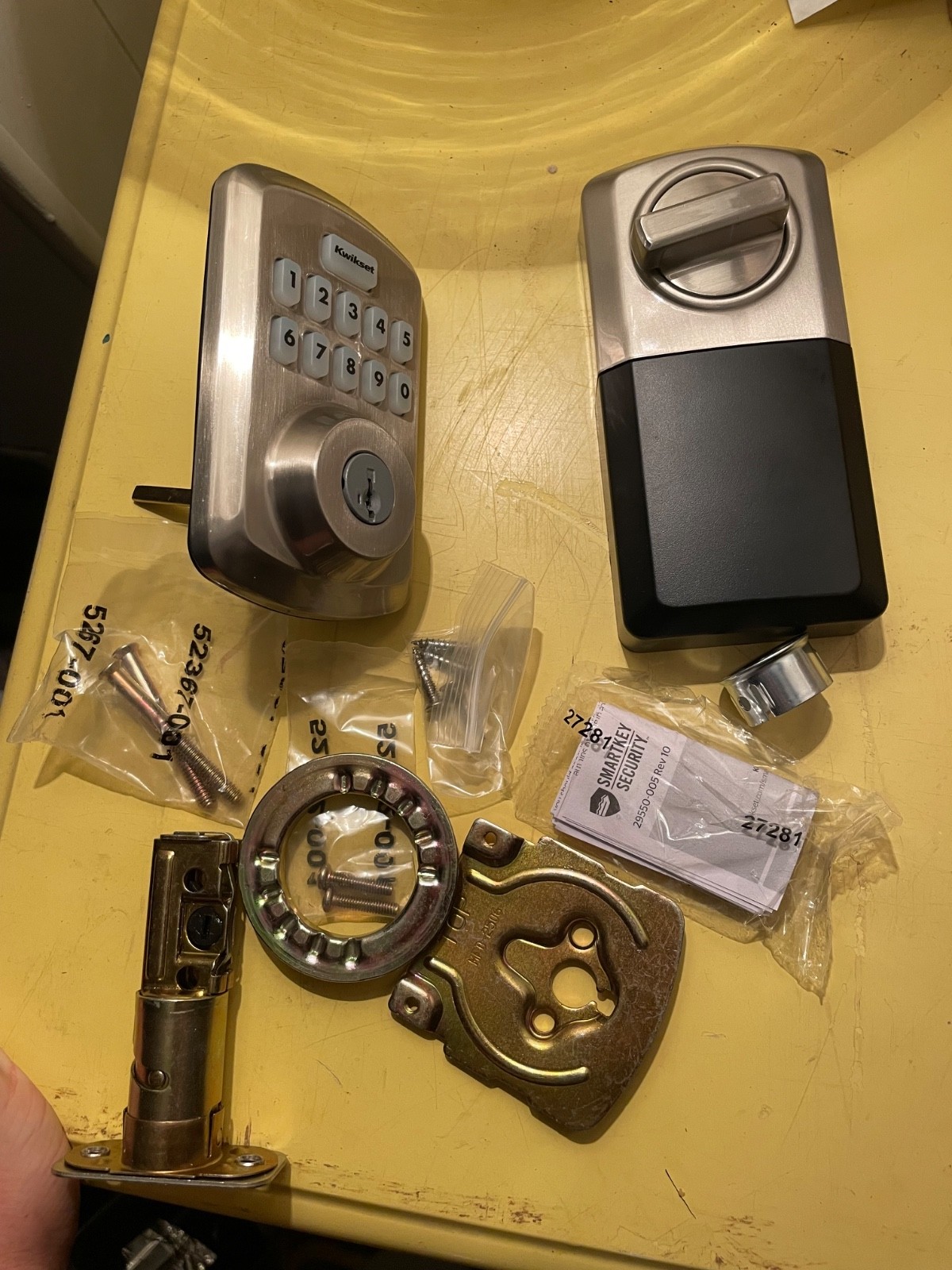 Kwikset Powerbolt 250 10-Button Keypad Satin Nickel no key gallery