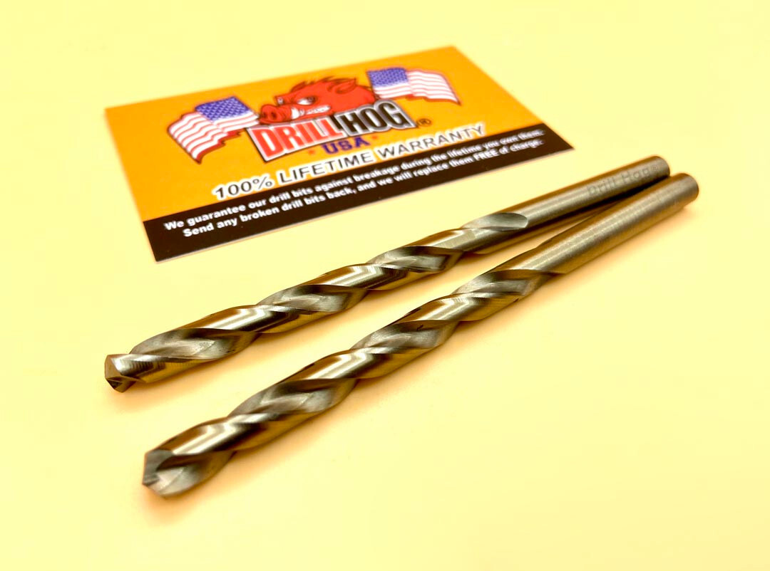 #7 Drill Bit #7 Number Bit "7" Cobalt M42 (2-Pack) Drill Hog® Lifetime Warranty gallery