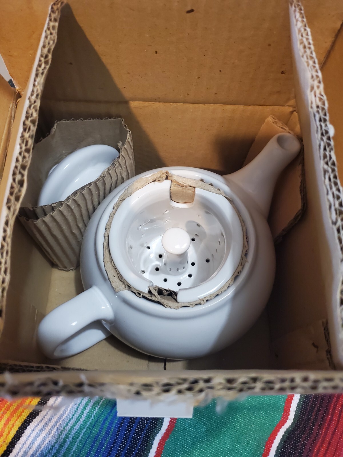 6 Cup Tea Pot With Infuser Glassware Brand New gallery