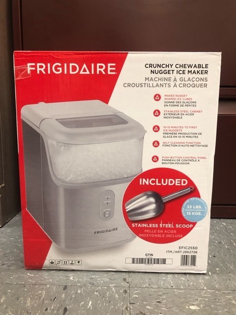 Frigidaire Silver Countertop Nugget Ice Maker Scoop Included, 33 Pounds gallery