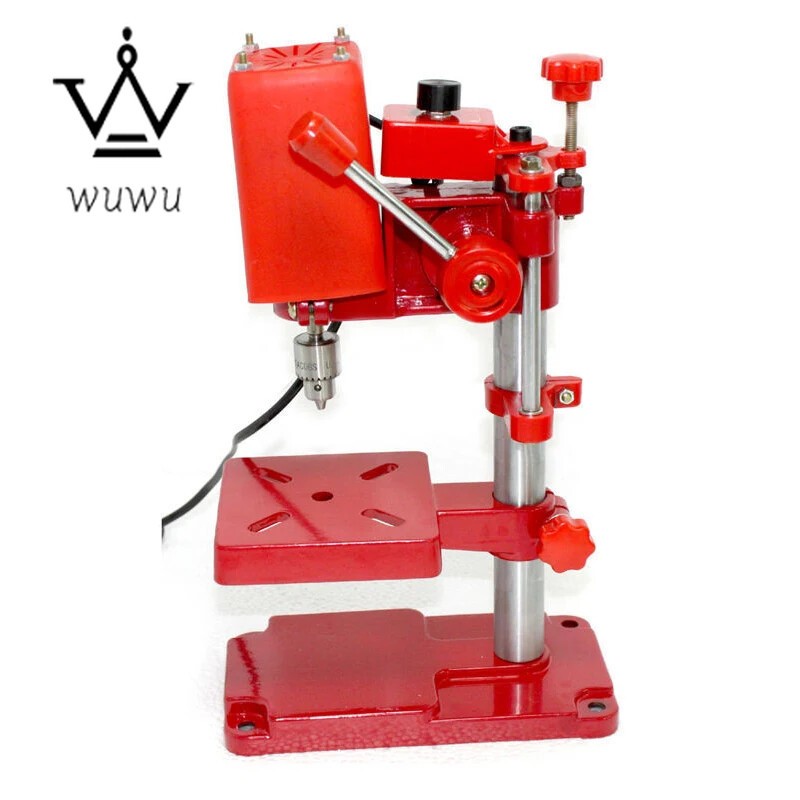 Small Bench Drill Miniature High-speed Bench Drill Mini Stepless Speed Control gallery