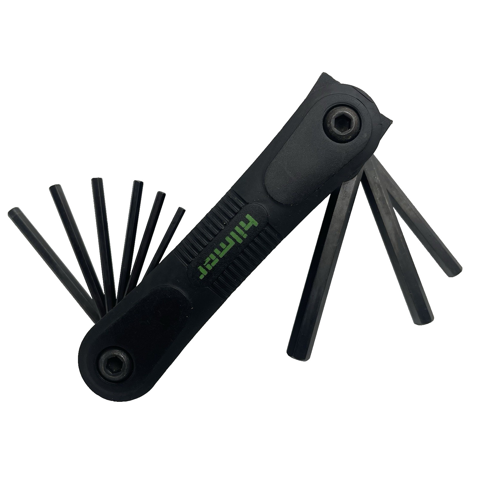 Folding Hex Key Set Hilmor 1839048 - SAE 9 Sizes (5/32"-1/4") - Used - Good gallery