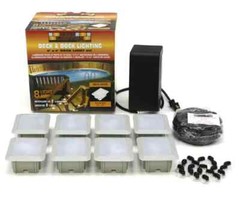 (8-Pack KIT) Kerr Lighting Deck Lights (4″ x 3″) – For Decks, Docks & Stairs
