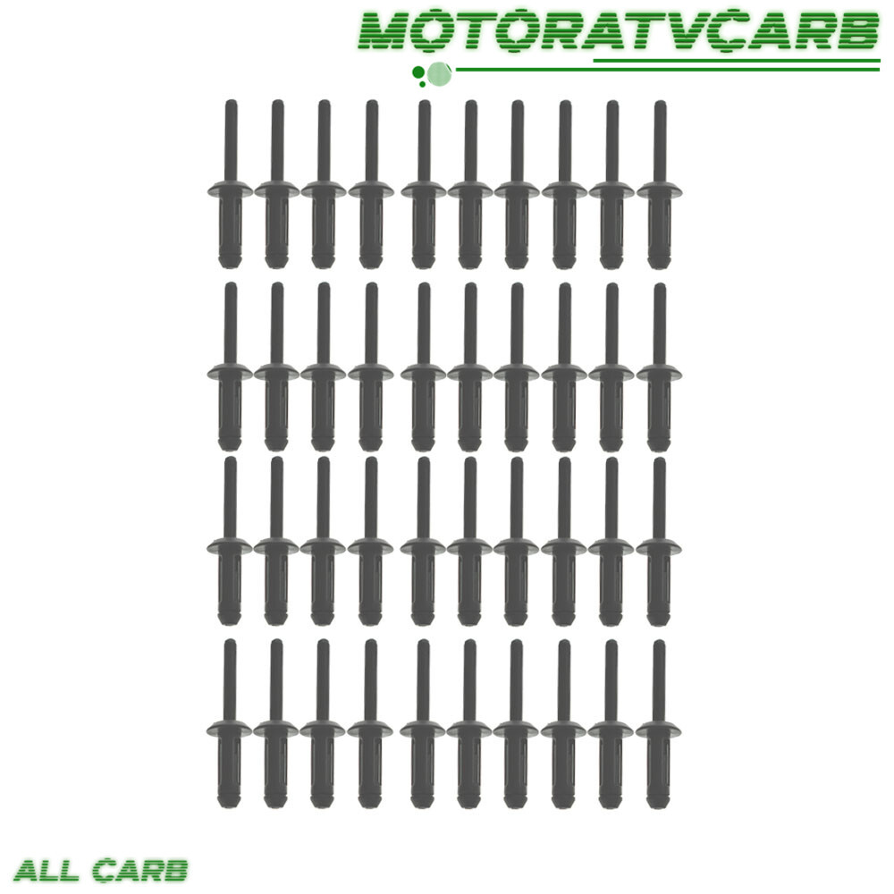 ALL-CARB 41 Piece PLASTIC POLY RIVET GUN QUICK SET RIVETER RIVETING HAND TOOL gallery