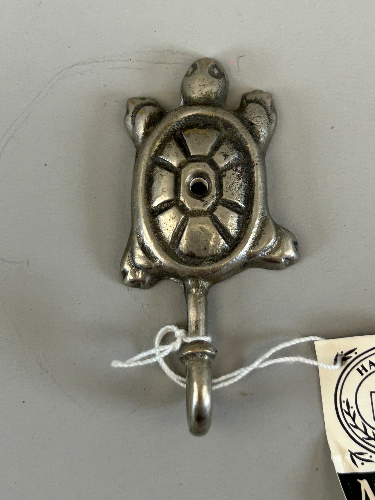 Metal Sea Turtle Wall Hook Silver Tone Midwest Cannon Falls New w/ Tag No Screw gallery