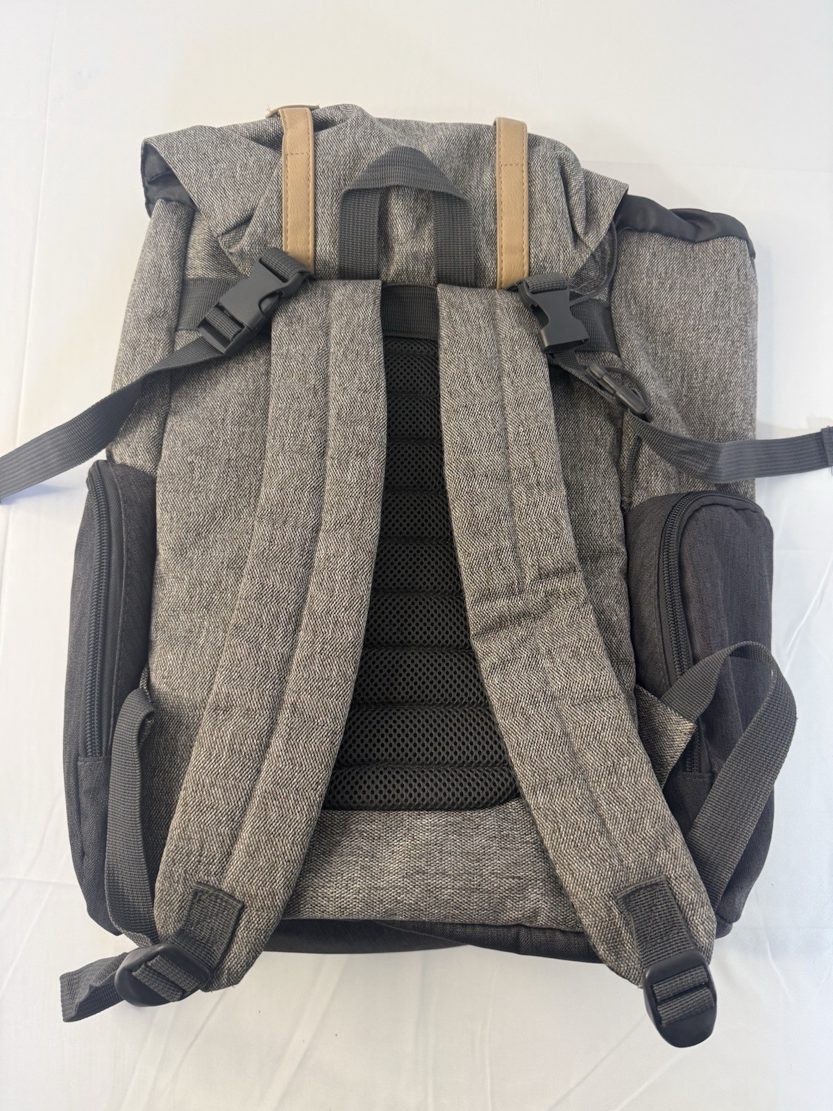 Eddie Bauer First Adventure Hiking Backpack Gray Insulated Side Pockets 4