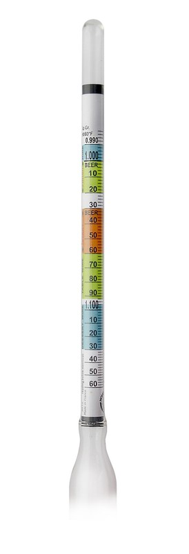 Hydrometer - Triple Scale Hydrometer for Home Brewing - Beer and Wine gallery