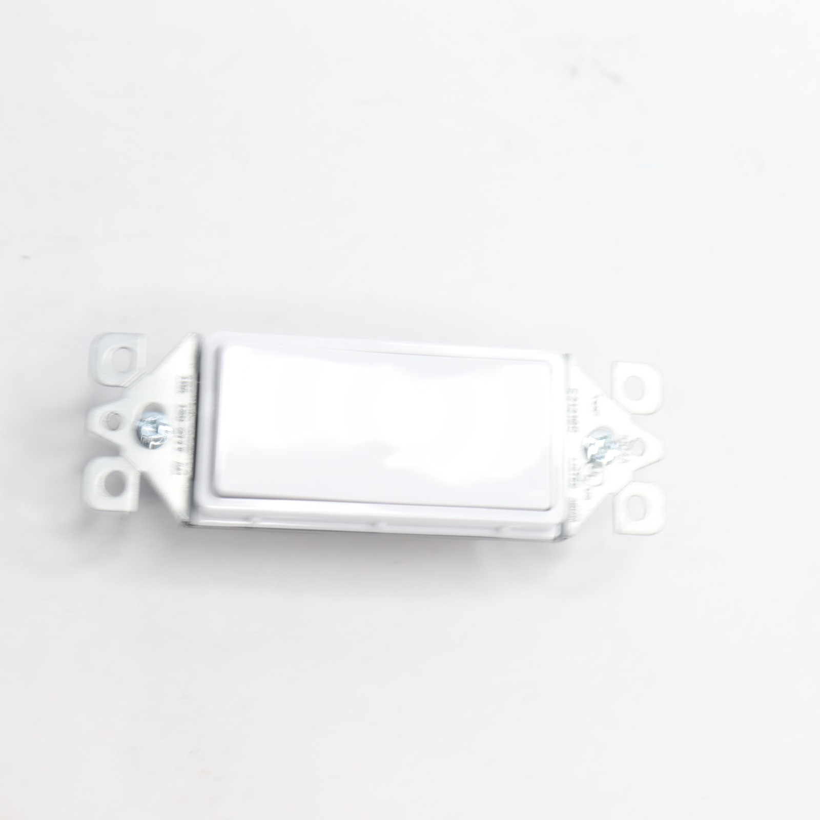 ELEGRP Decor Single Pole Rocker AC Quiet Light Switch White 15A 1120/277V gallery