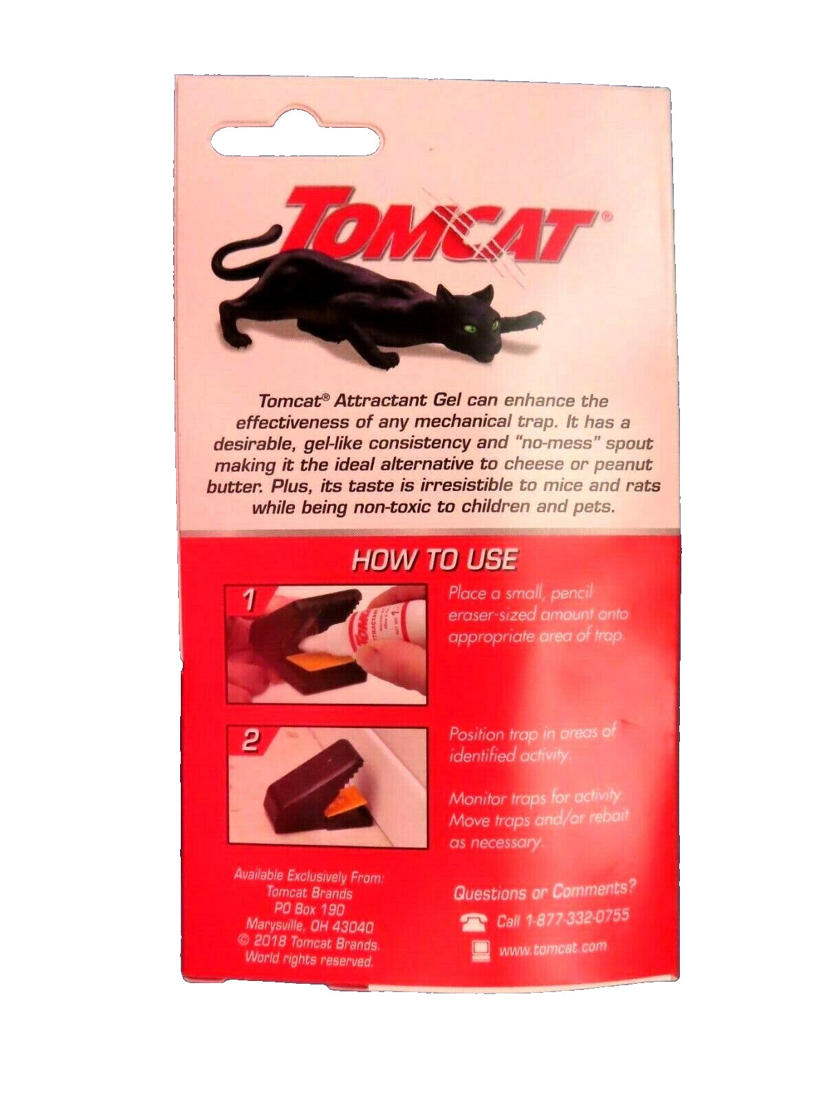 Tomcat Attractant Gel. Attract both rats and mice to traps 1 fl. oz. NEW gallery