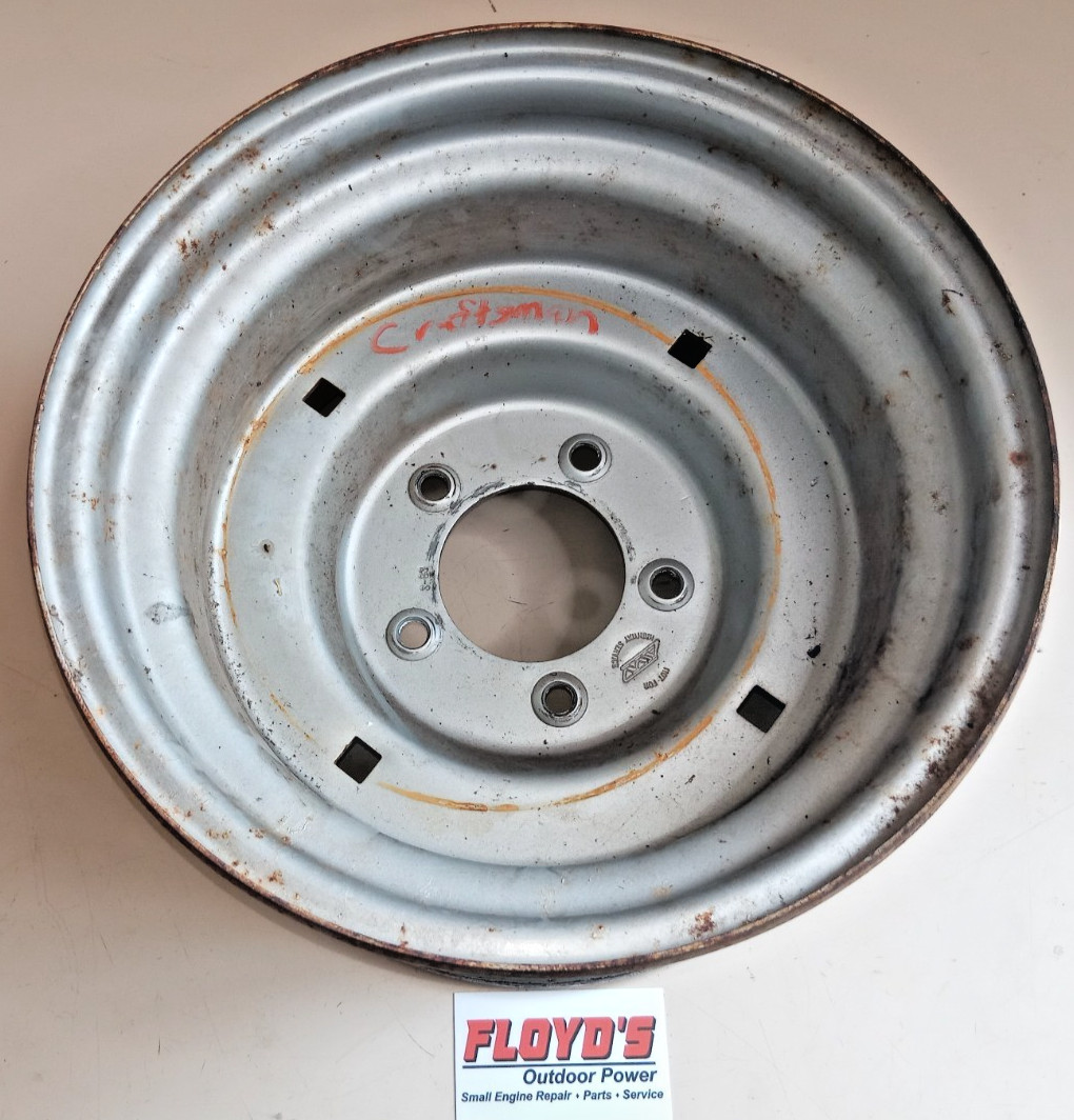 (SEE PICS) CRAFTMAN 917.253727 REAR WHEEL RIM 9528R 548336001 gallery
