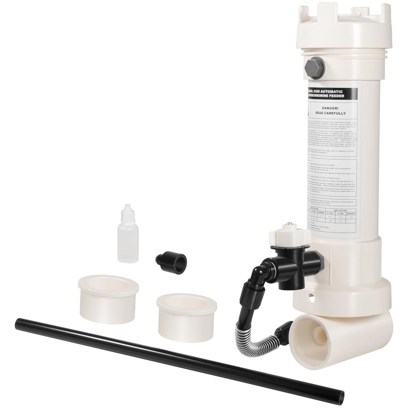 R171096 Pool Chlorinator, 320 Automatic in-Line Chlorine/Bromine Feeder White gallery